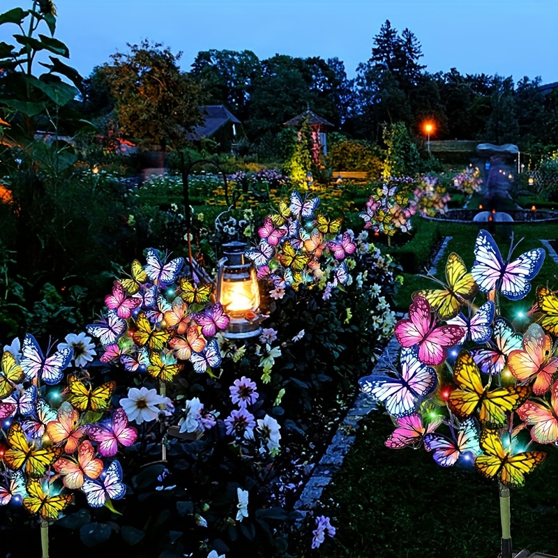 Outdoor Lighting Gazebo - Solar led borboleta luzes do jardim