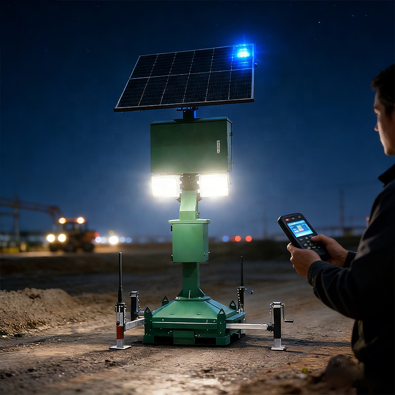 Outdoor Lighting Jobs - Torre de Iluminação Móvel de Emergência: