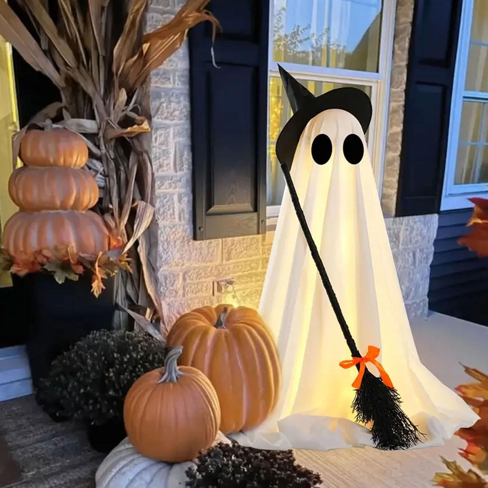 Outdoor Lighting Halloween - Ilumine decorações fantasmas ao ar livre