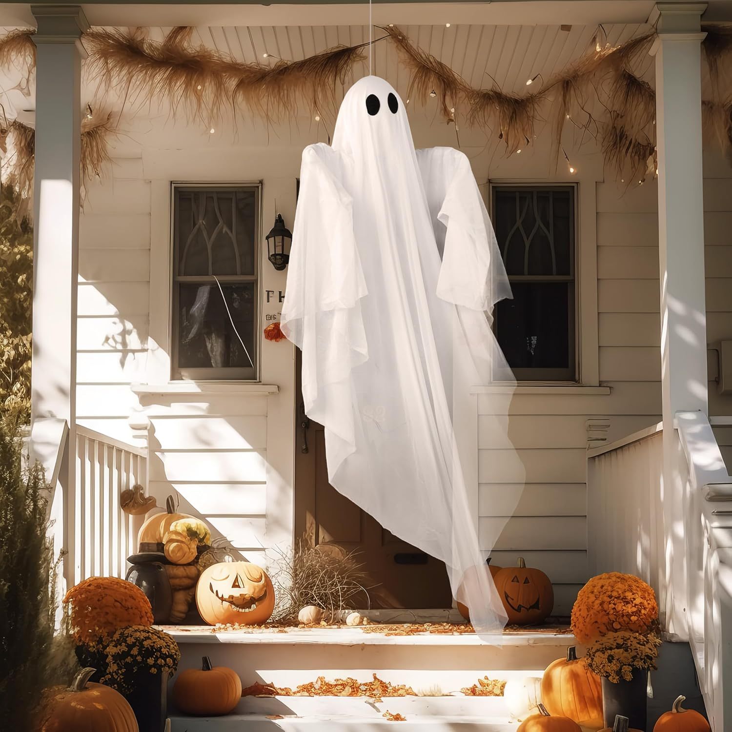 Outdoor Lighting Gazebo - Fantasma Iluminado de Halloween com Luz