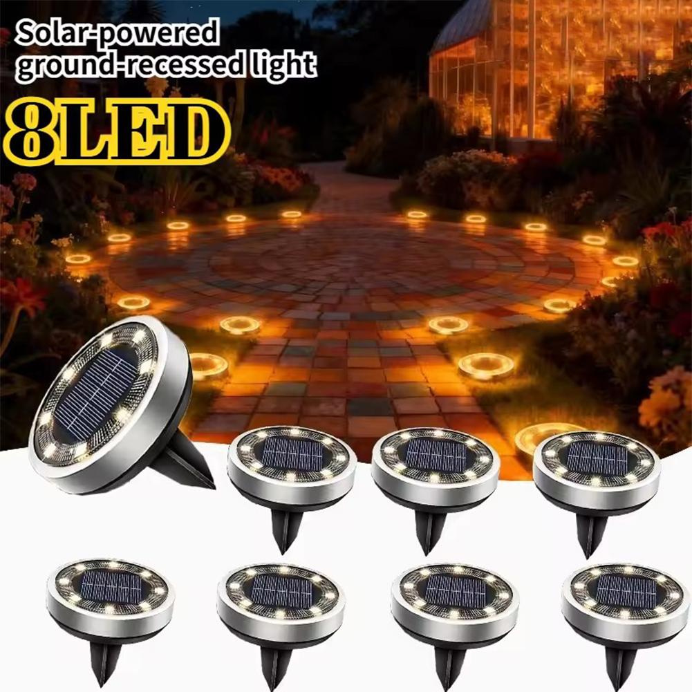 Deck Step Light - Luz Solar em Disco IP68 à