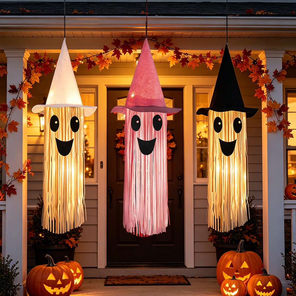 Outdoor Lighting Halloween - Chapéu de Bruxa Luminoso de Halloween