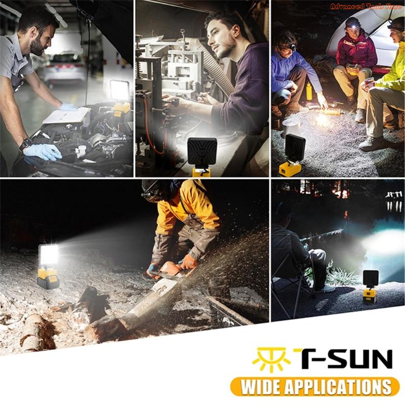 Luz trabalho portátil, 2 peças - Outdoor Lighting Jobs avaliação e preço