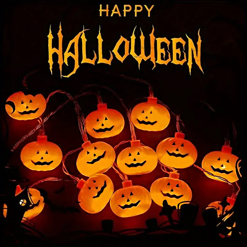 Luzes de Cordão de Abóbora de  - Outdoor Lighting Halloween avaliação e preço