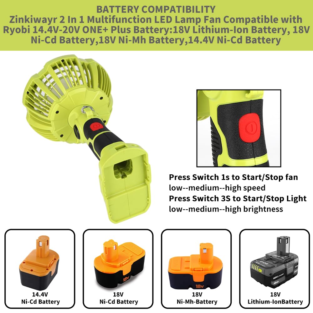Cordless portáteis LED luz fãs - Outdoor Lighting Jobs avaliação e preço