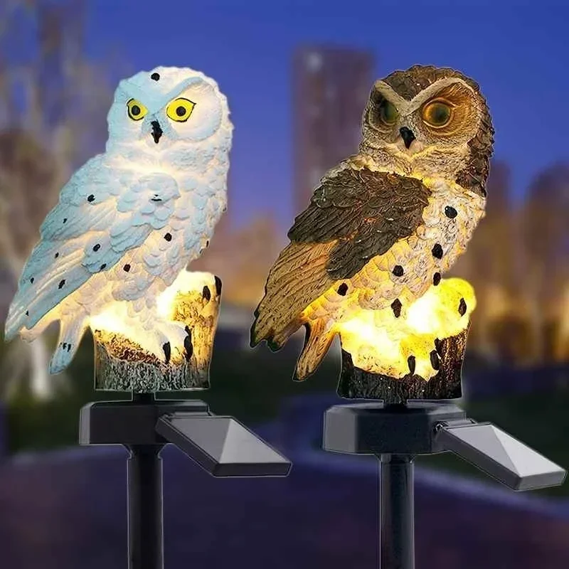 Coruja Solar Powered Lawn Floo - Outdoor Lighting Gazebo avaliação e preço