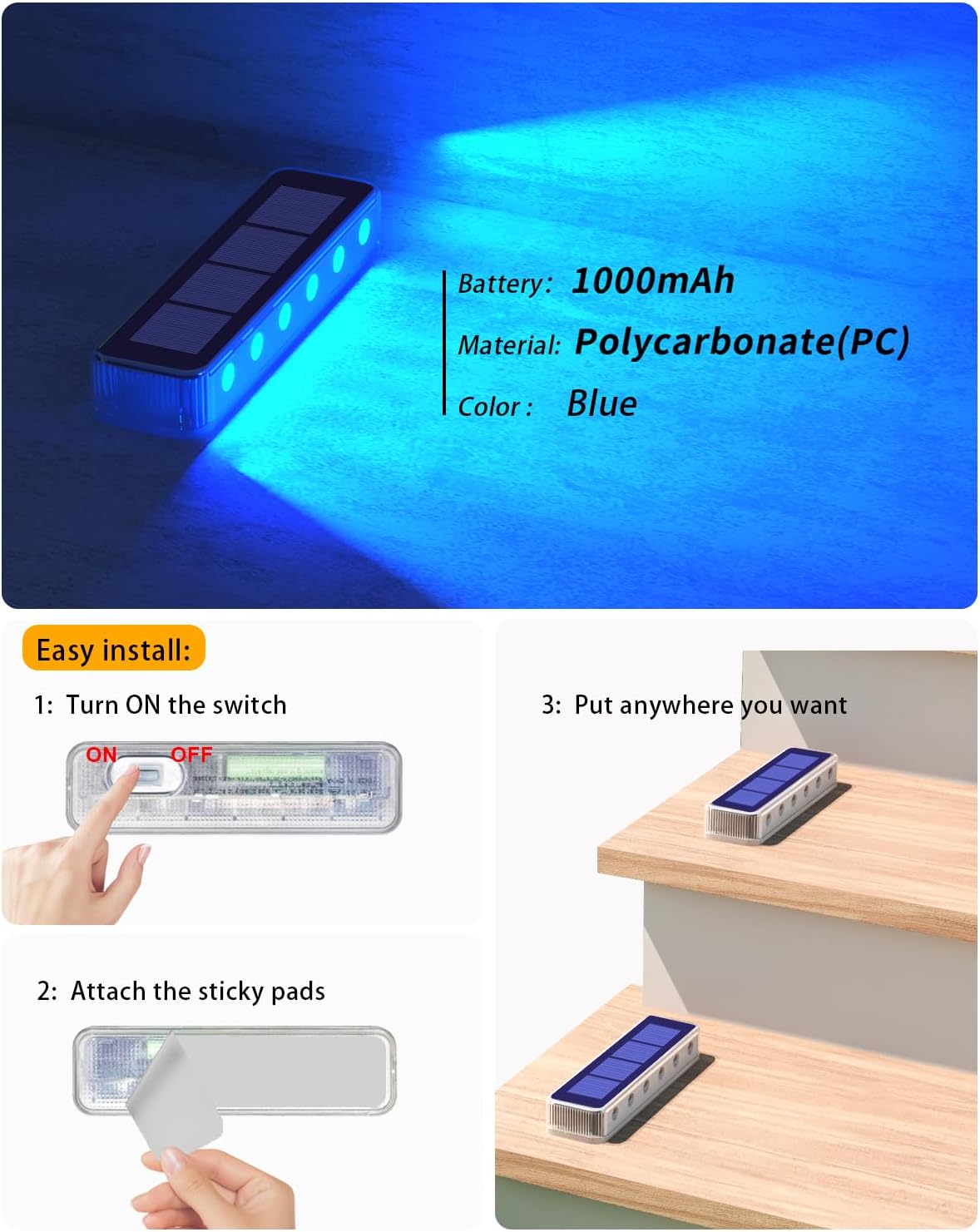 Luzes de deck solares ao ar li - Deck Step Light avaliação e preço