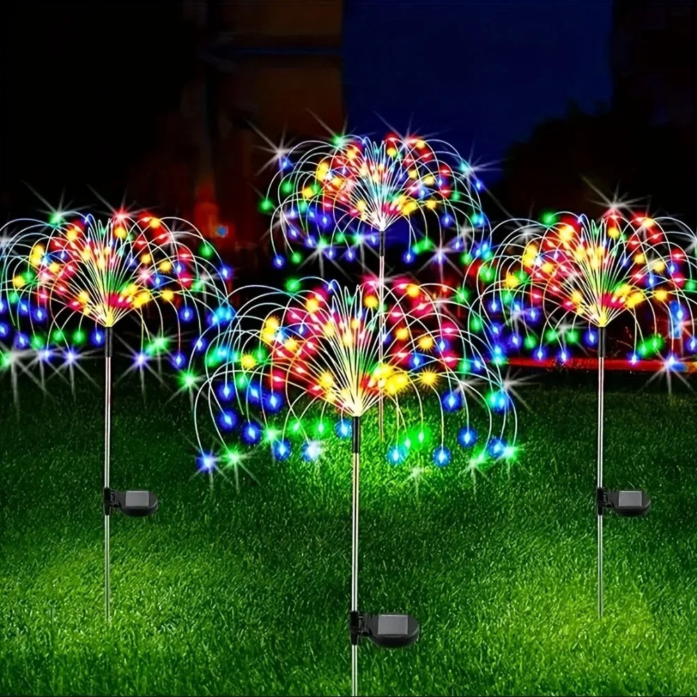 Solar led fogos de artifício l - Outdoor Lighting Gazebo avaliação e preço