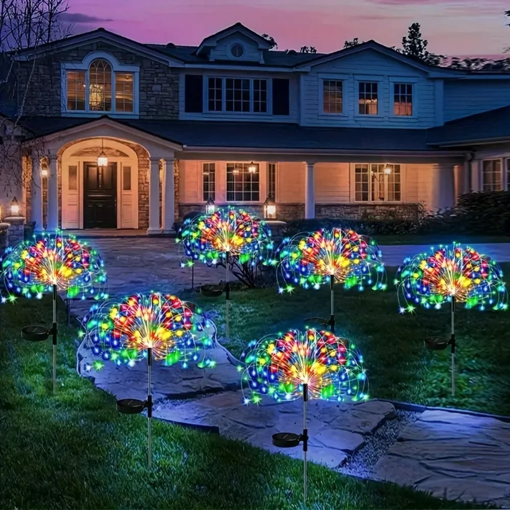 Solar led fogos de artifício l - Outdoor Lighting Gazebo avaliação e preço