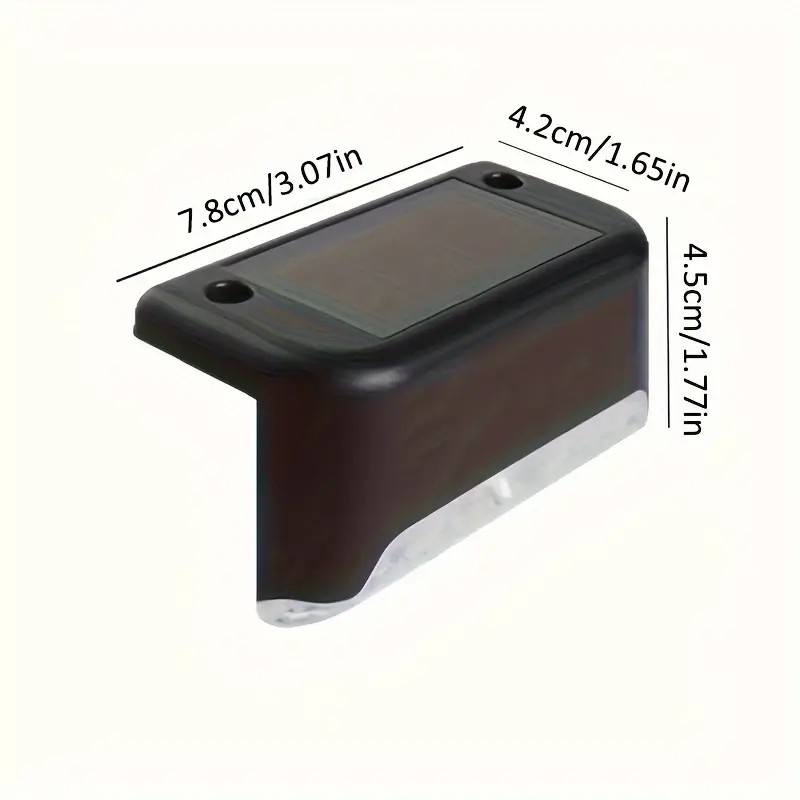 16 Peças de Luzes Solares Exte - Deck Step Light avaliação e preço