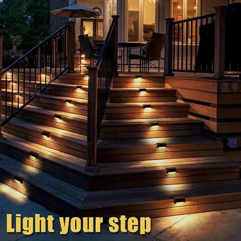 16 Peças de Luzes Solares Exte - Deck Step Light avaliação e preço