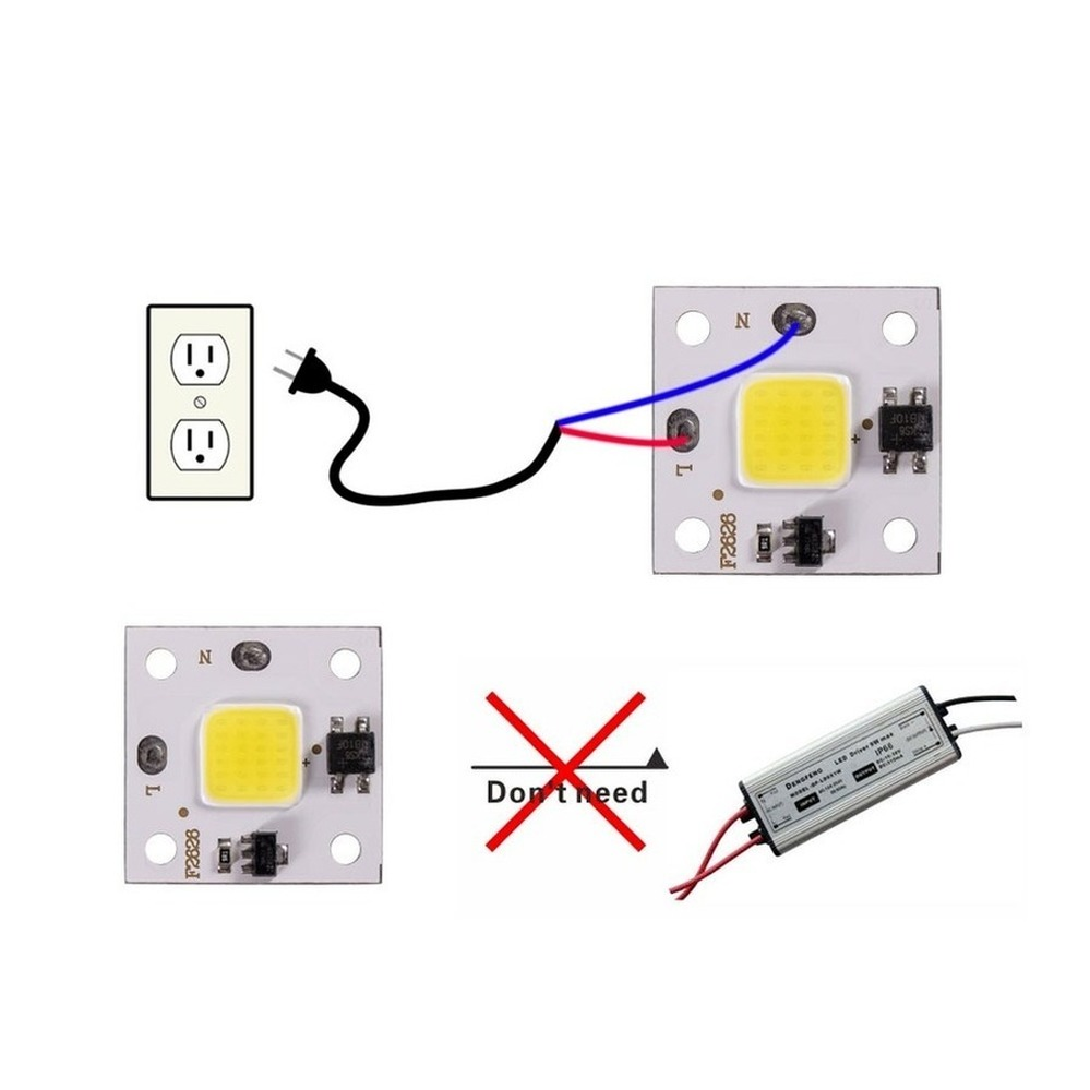 10w cob módulo 220v led chip d - Outdoor Lighting Gazebo avaliação e preço