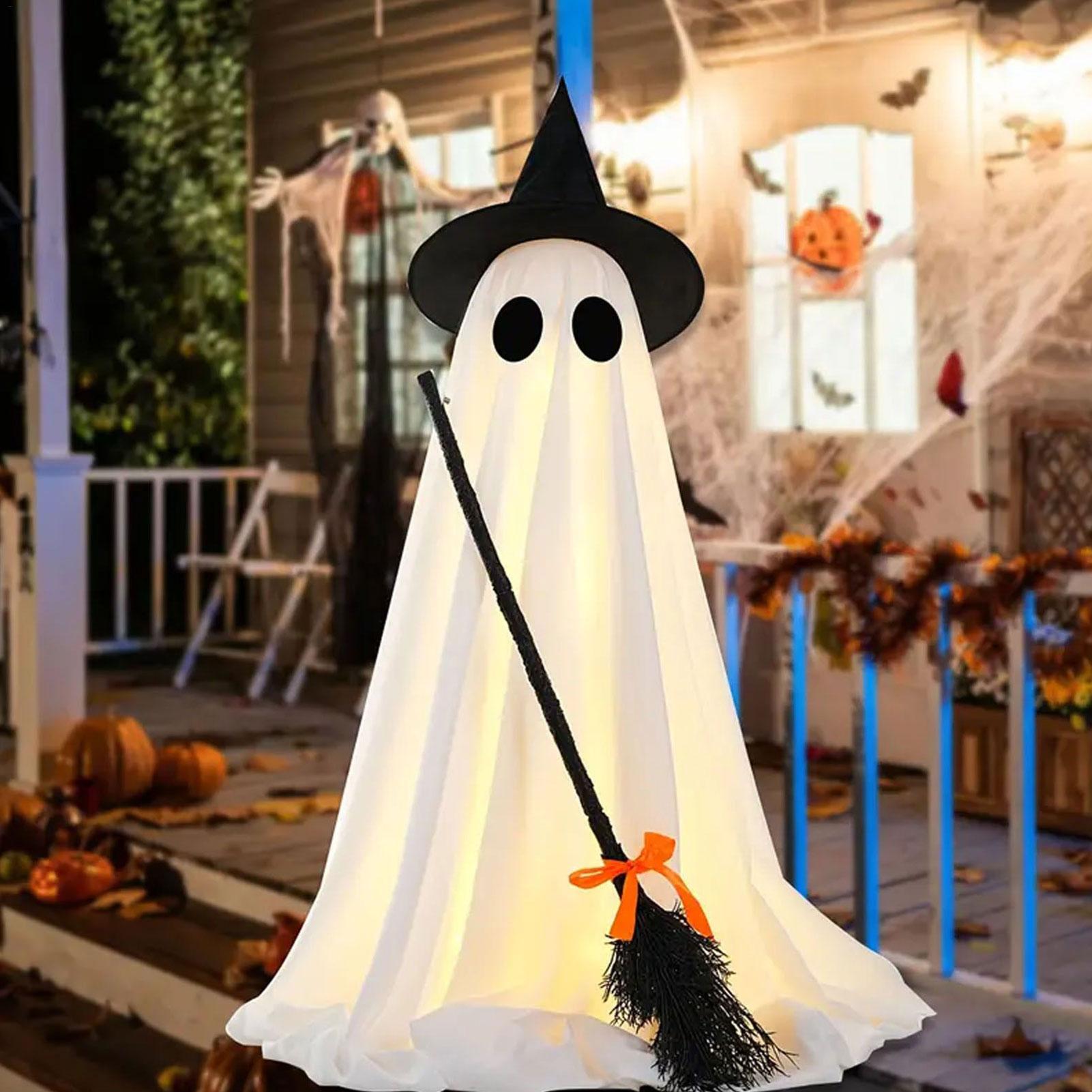 Ilumine decorações fantasmas a - Outdoor Lighting Halloween avaliação e preço