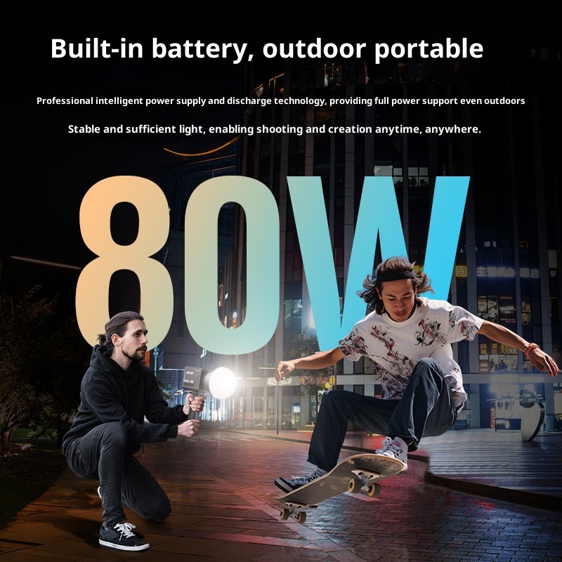 ZGRL80 80W COB LED Luz de víde - Outdoor Lighting In Photography avaliação e preço