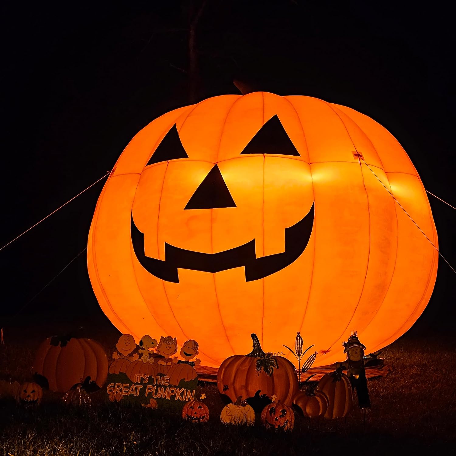 Decorações Infláveis de Abóbor - Outdoor Lighting Halloween avaliação e preço