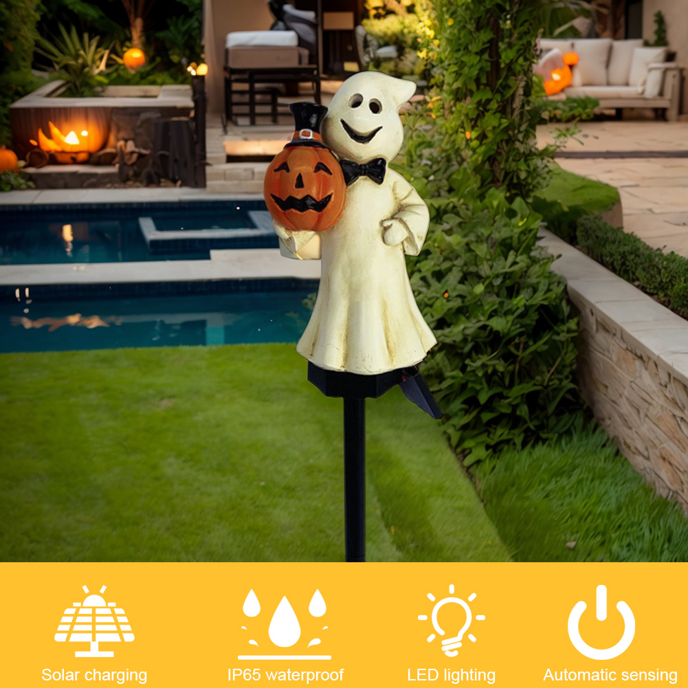 Luz Solar de Abóbora para Jard - Outdoor Lighting Halloween avaliação e preço