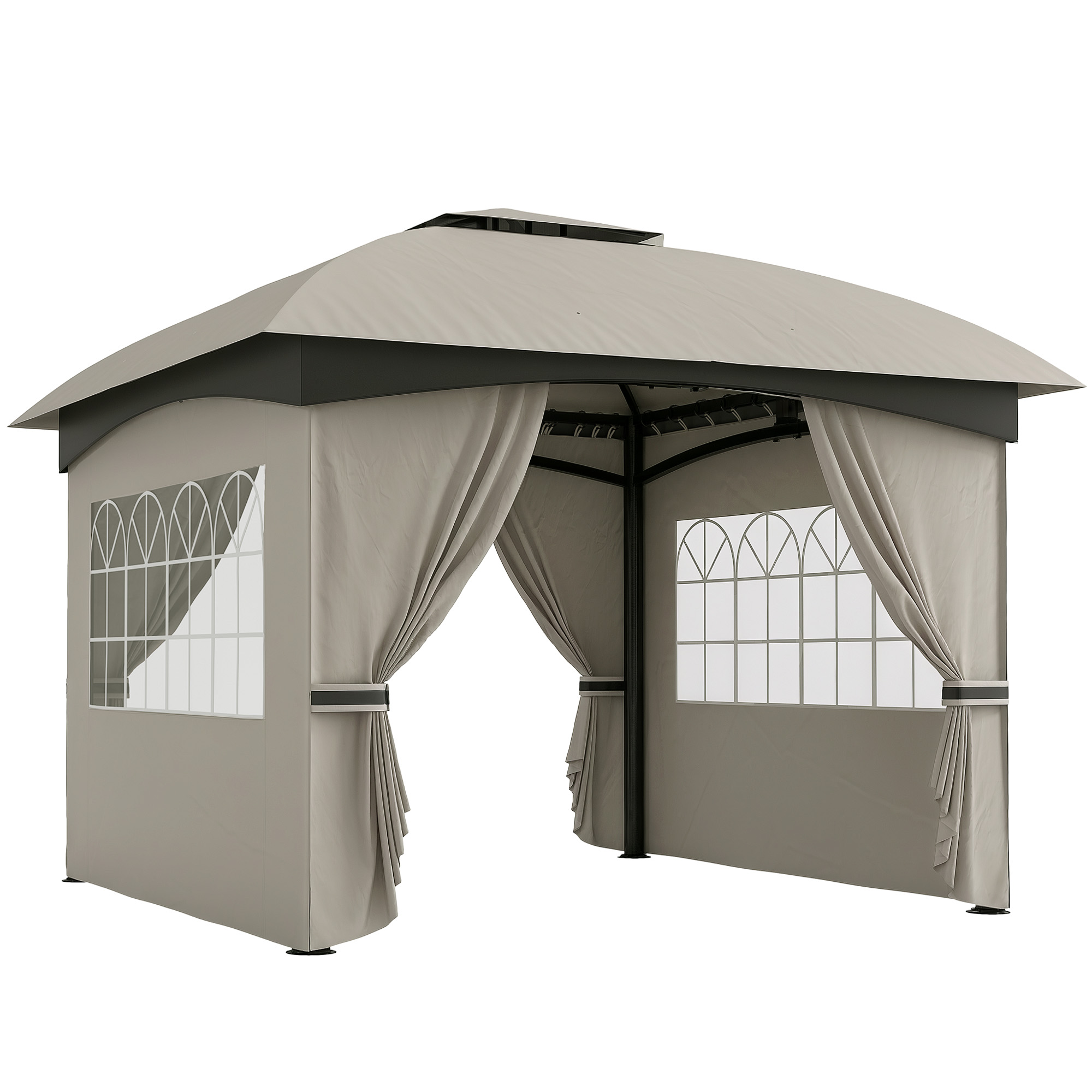 Gazebo Externo 11' X 11' com C - Outdoor Lighting Gazebo avaliação e preço