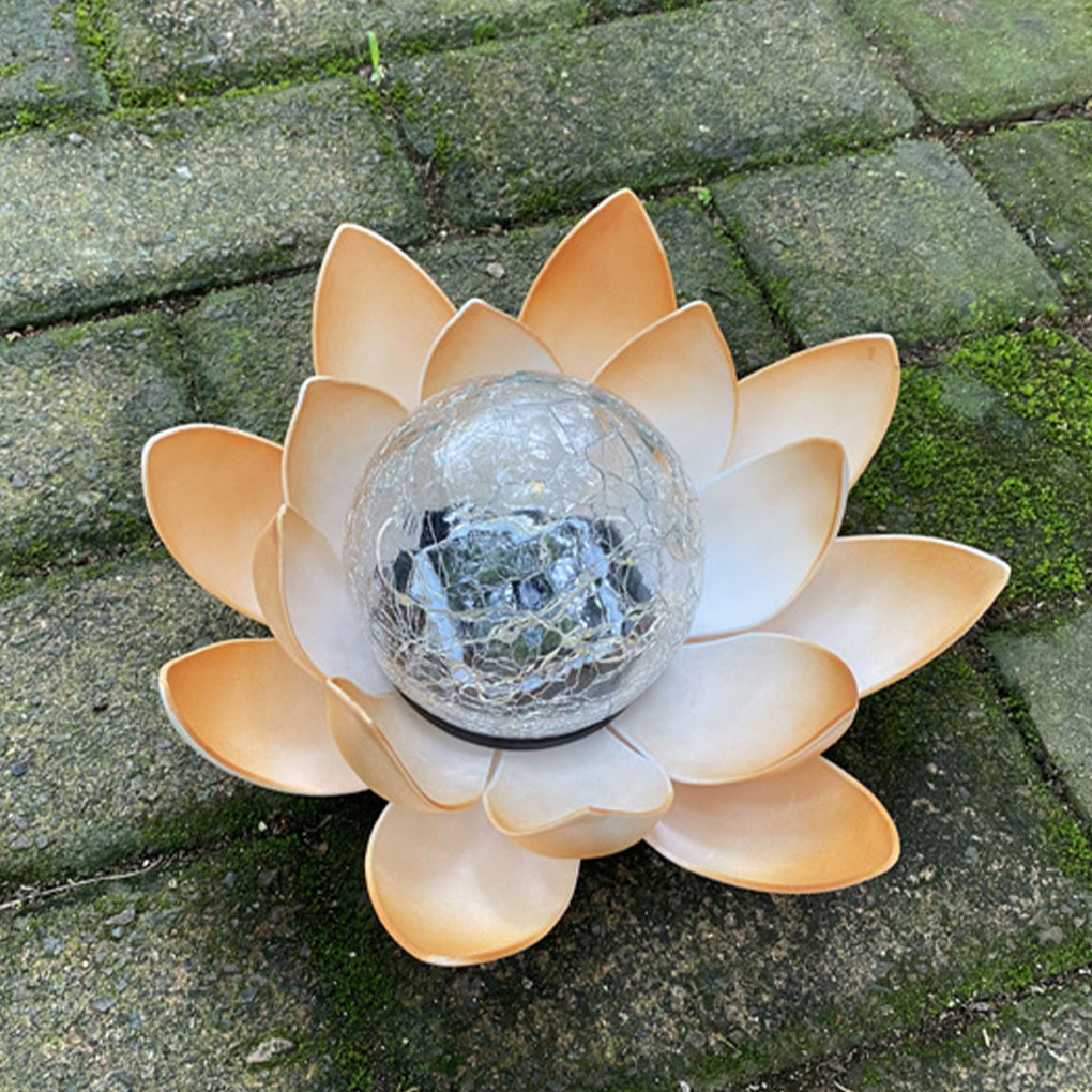 Lotus Shaped Garden Solar Ligh - Outdoor Lighting Halloween avaliação e preço