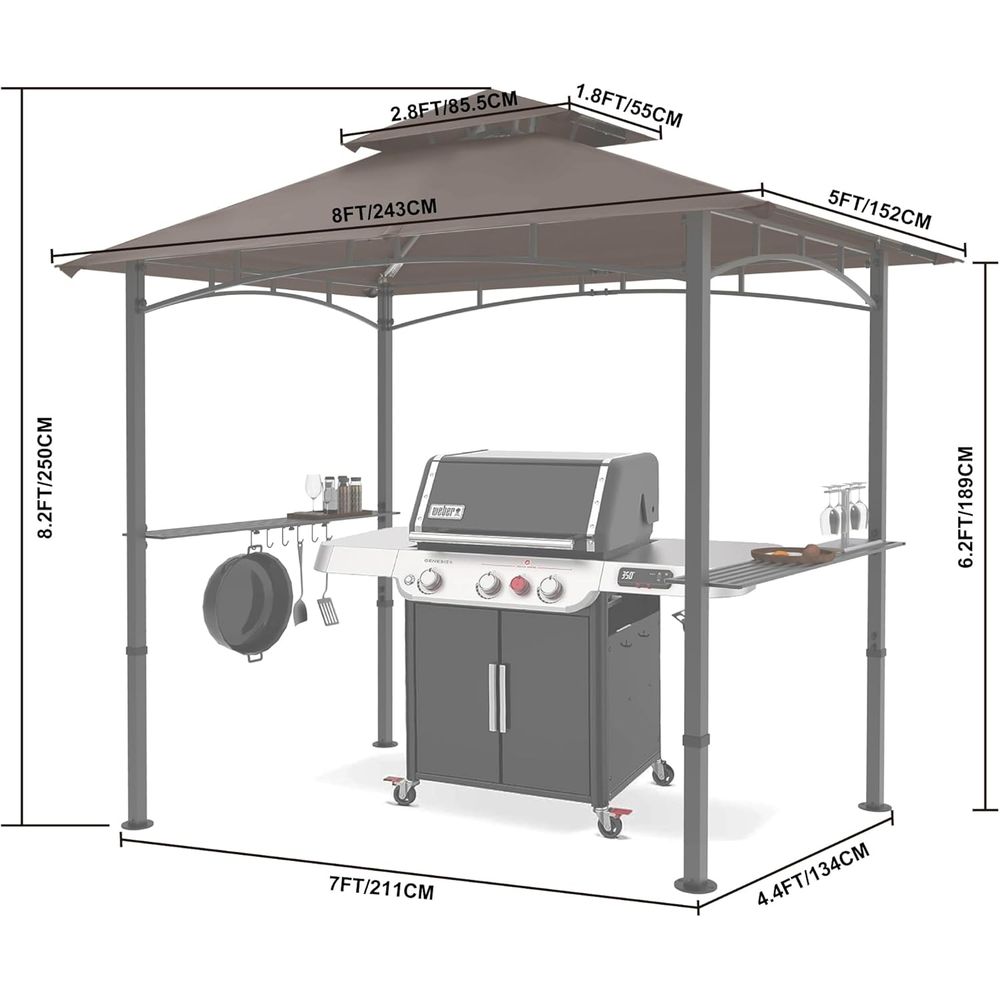 Gazebo para churrasco ao ar li - Outdoor Lighting Gazebo avaliação e preço