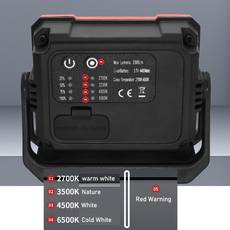 Luz de trabalho LED de 4000mAh - Outdoor Lighting Jobs avaliação e preço