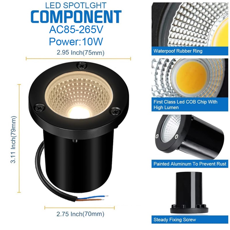 Luz in-terrânea ao ar livre le - Deck Step Light avaliação e preço
